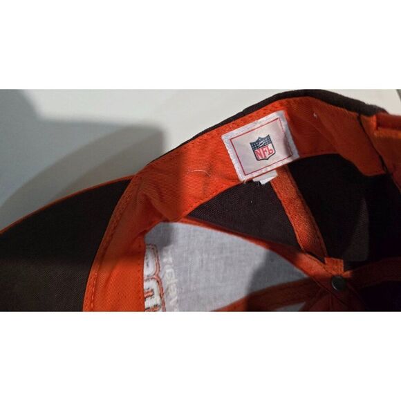 Cleveland Browns NFL Adjustable Cap OSFM Brown & Orange 100% Cotton Embroidered - Picture 4 of 8